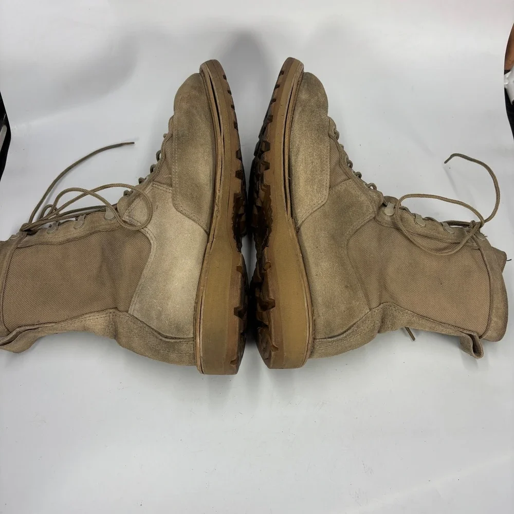 Gore-Tex Military Combat Boots Coyote Tan Suede Vibram Sole Men's 10-11 US